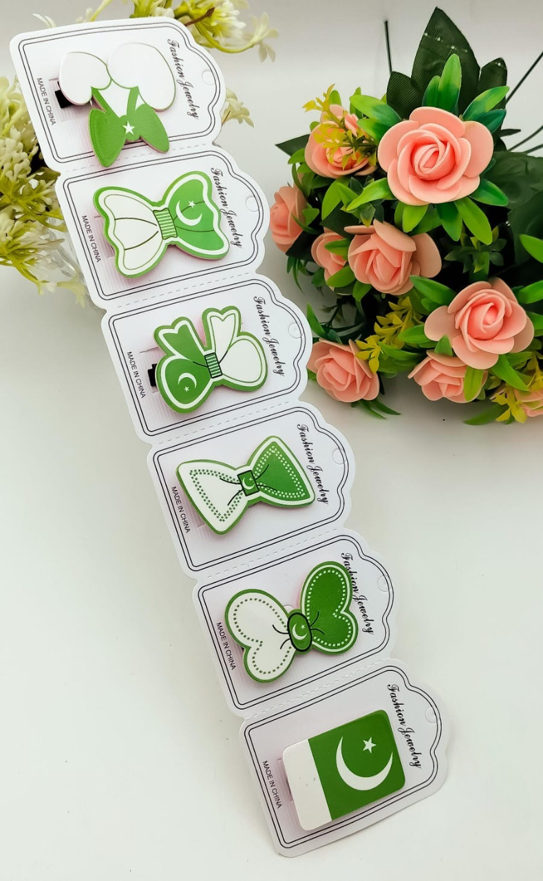 Set Of 6 Kids Independence Hair Pins, Acrylic Hair Pins, 14th August Hair Accessories, Women Girls Hairpins Set Of 6 Kids Independence Hair Pins, Acrylic Hair Pins, 14th August Hair Accessories, Women Girls Hairpins